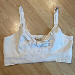 Linen crop top